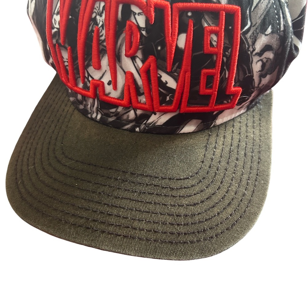 Marvel Red and Black Graphic Hat